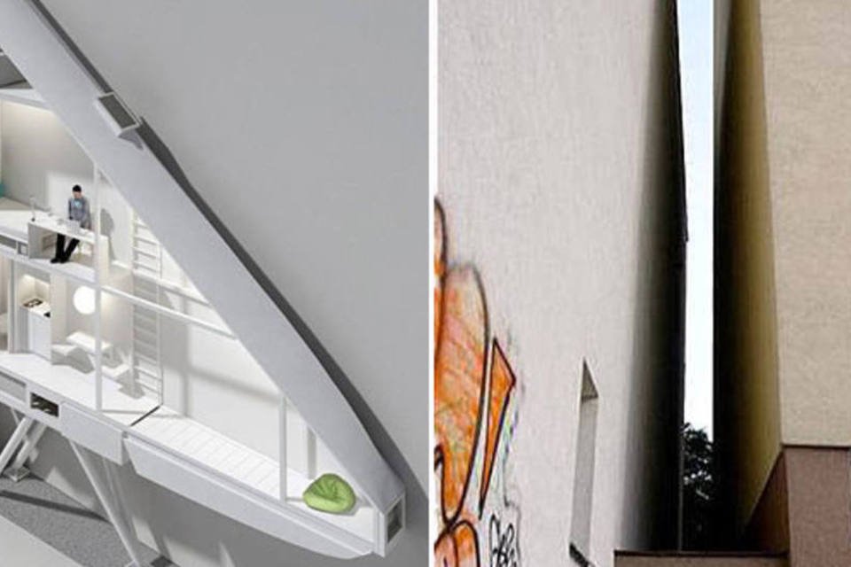 A casa mais estreita do mundo ficará pronta em 2012