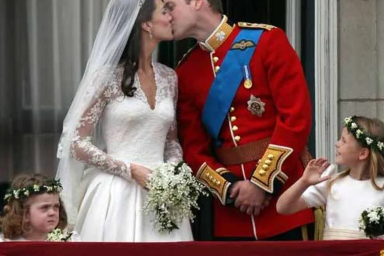 O beijo de William e Kate: assunto foi um dos mais comentados no Twitter (Getty Images)