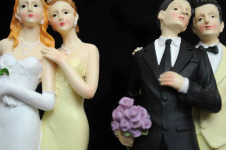 
	Casamento gay: o m&ecirc;s de outubro foi o que mais registrou uni&otilde;es entre pessoas do mesmo sexo em S&atilde;o Paulo&nbsp;
 (Antoine Antoniol/Getty Images)