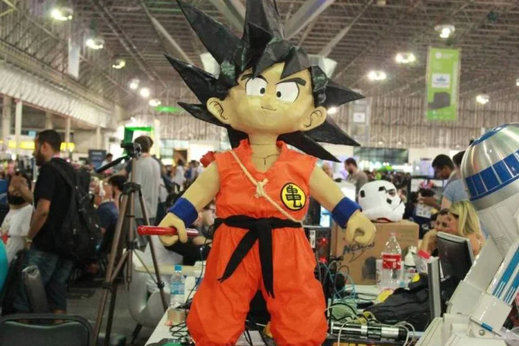 Goku: casemod de Emerson Pedroso, na Campus Party Brasil 9 (Divulgação/Emerson Pedroso)