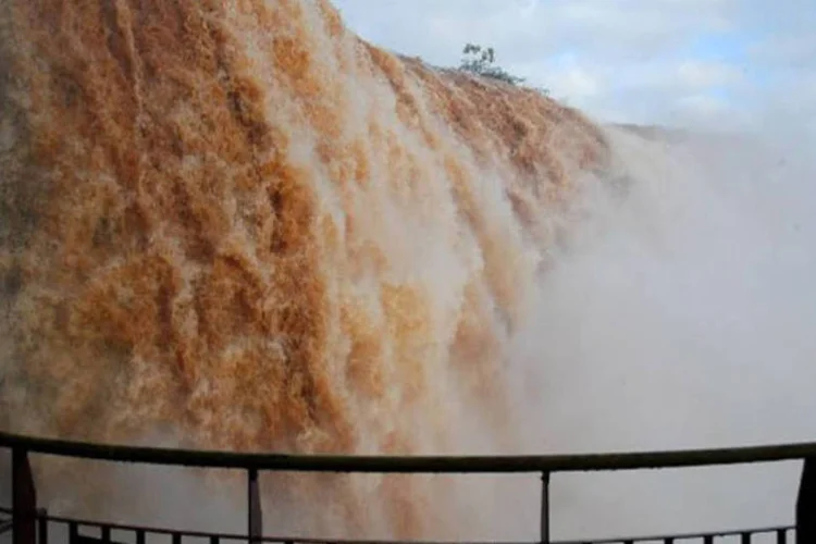 
	Cataras do Igua&ccedil;u registraram vaz&atilde;o hist&oacute;rica ap&oacute;s as fortes chuvas
 (Divulgação/ Cataratas do Iguaçu)