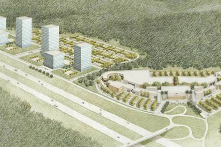 
	O empreendimento Catarina ter&aacute;&nbsp;&aacute;rea residencial, centro empresarial e at&eacute; aeroporto executivo
 (Divulgação)