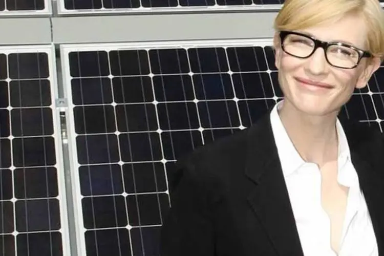 Blanchett, conhecida por ser uma grande defensora do meio ambiente, gastou recentemente US$ 10 milhões para tornar sua luxuosa mansão em Sydney mais ecológica (Getty Images)