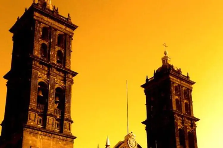 A catedral mexicana sofreu com a passagem do tempo (Wikimedia Commons)