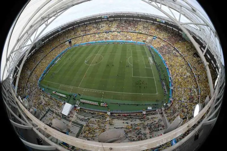 
	Vista geral do Castel&atilde;o durante partida entre Brasil e M&eacute;xico para a Copa do Mundo de 2014
 (Francois Xavier Marit/Reuters)
