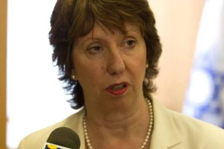 A chefe da diplomacia da União Europeia (UE), Catherine Ashton pediu a Israel que "reabra as fronteiras e permita à população de Gaza exportar e importar" (Getty Images)