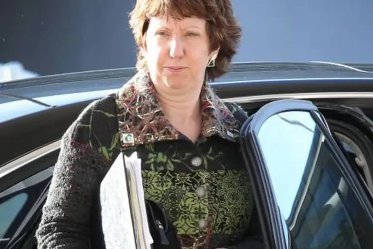 Alta Representante, Catherine Ashton foi encarregada de planejar a operação (Peter Macdiarmid/Getty Images)