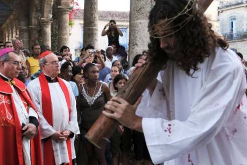 TV cubana transmitirá encenação da Paixão de Cristo