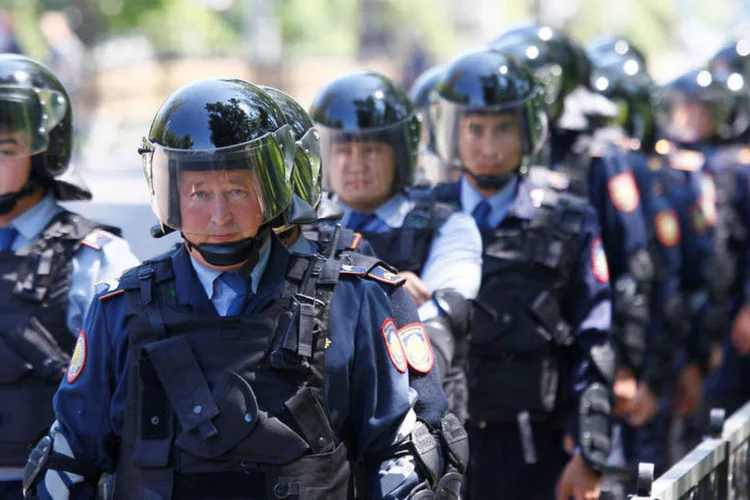 
	Cazaquist&atilde;o: a opera&ccedil;&atilde;o policial aconteceu nas regi&otilde;es do Cazaquist&atilde;o Ocidental
 (Shamil Zhumatov / Reuters)