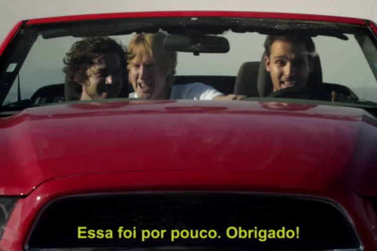 Comercial da CCAA: jovem consegue livrar o astro Owen Wilson de uma encrenca (Reprodução/YouTube/CCAA)