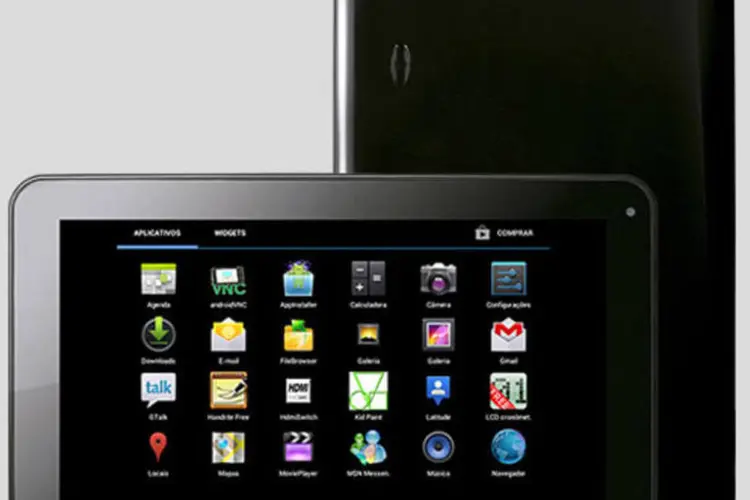 
	Tablet da CCE: empresa entrou no mercado de tablets no final de 2012 e conta hoje com oito modelos diferentes desse produto, que se tornou o carro-chefe da empresa
 (Divulgação)