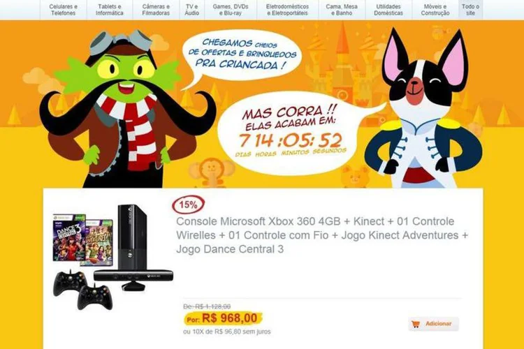 
	Cdiscount, plataforma de com&eacute;rcio eletr&ocirc;nico da Cnova, parte do grupo franc&ecirc;s Casino
 (Divulgação)