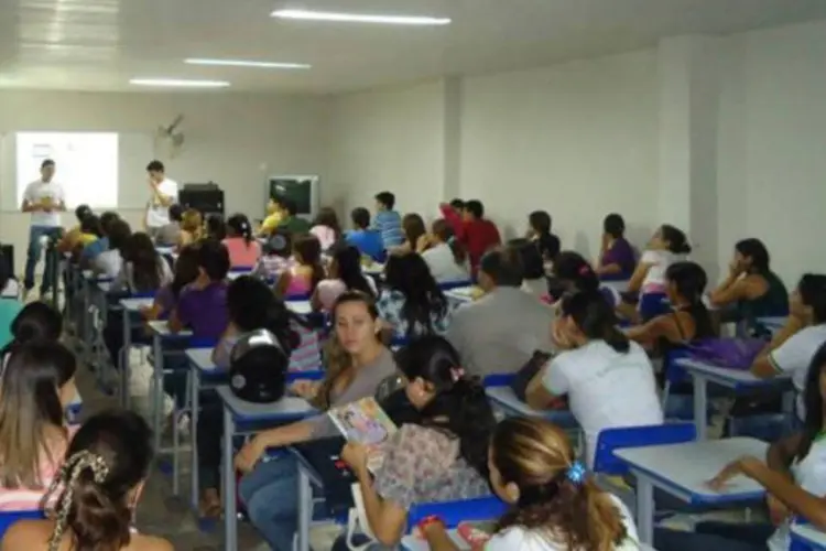 
	Alunos: no Brasil, menos de 2% dos estudantes avaliados em l&oacute;gica e racioc&iacute;nio atingiram a performance m&aacute;xima na solu&ccedil;&atilde;o dos problemas
 (Divulgação/ Secretaria de Educação Ceará)