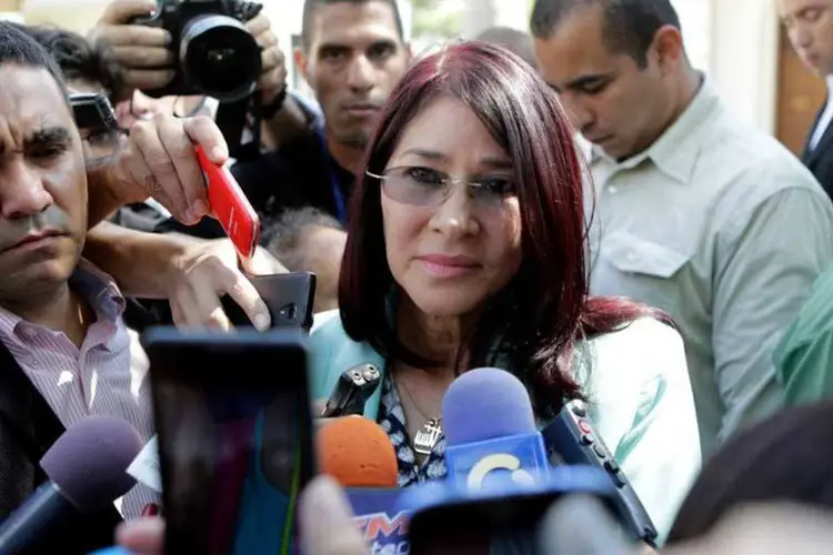 
	A primeira-dama da Venezuela, Cilia Flores: &ldquo;temos evid&ecirc;ncia de que a DEA esteve aqui, em territ&oacute;rio venezuelano, violando nossa soberania&quot;
 (REUTERS/Marco Bello)