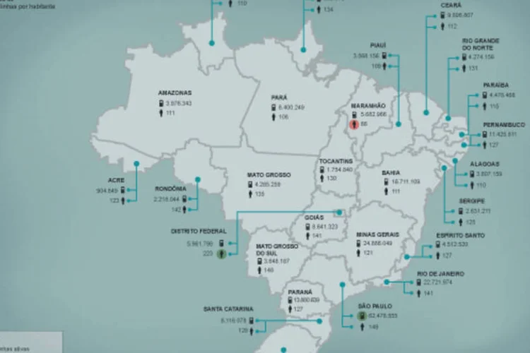 Infografico: celulares no Brasil em maio de 2012 (Beatriz Blanco)