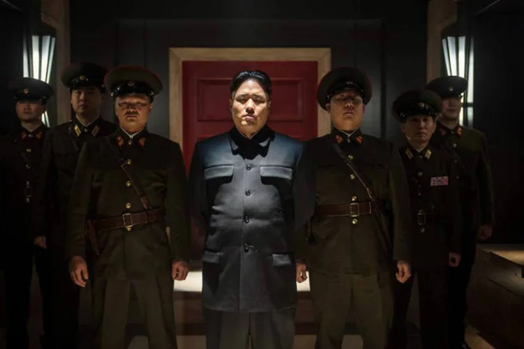 
	Cena de &quot;A Entrevista&quot;: o filme caricaturiza o l&iacute;der Kim Jong-un
 (Divulgação/A Entrevista/Facebook)