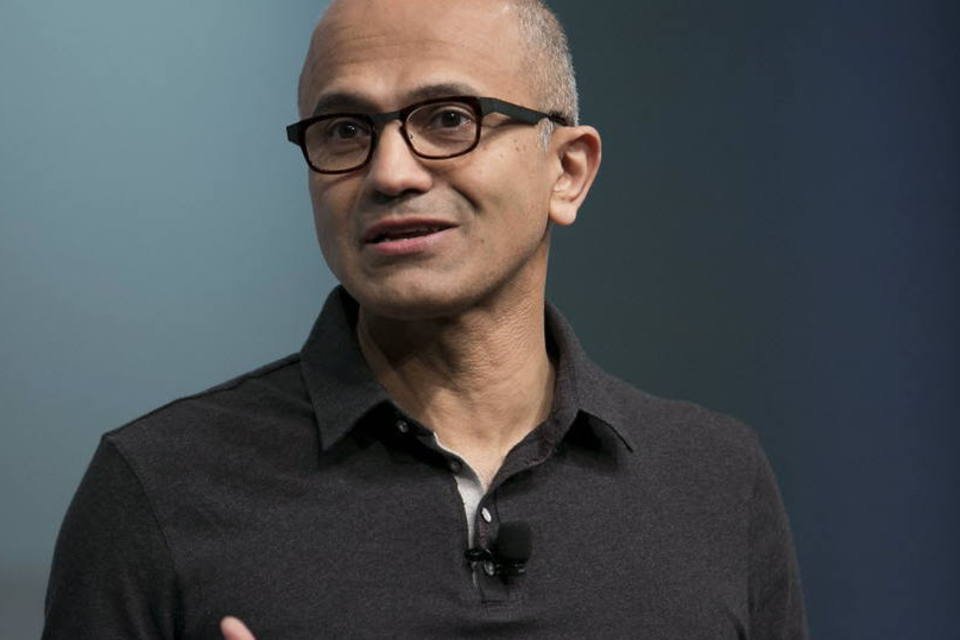 
	Satya Nadella, da Microsoft: em carta divulgada na semana passada, ele j&aacute; havia anunciado mudan&ccedil;as
 (Jin Lee/Bloomberg)