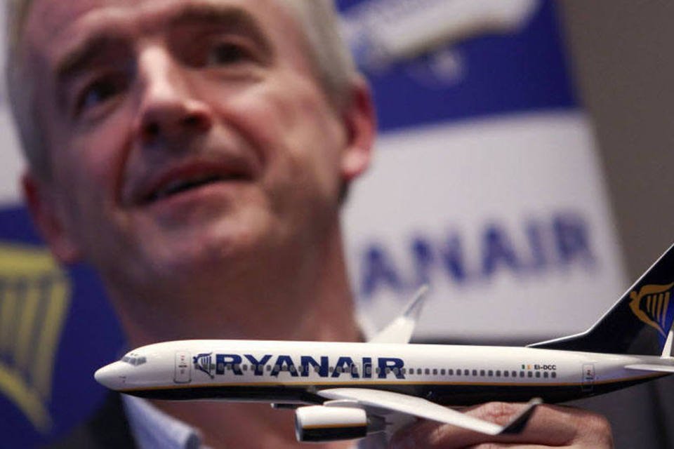 
	Michael O&#39; Leary, CEO da Ryanair: &quot;queremos nos tornar a Amazon.com das viagens na Europa&quot;
 (Chris Ratcliffe/Bloomberg)