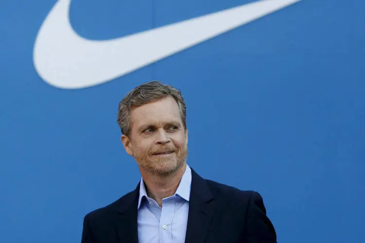 Mark Parker, CEO da Nike: Parker receberá a bolada caso permaneça empregado durante o período de carência do prêmio (Jonathan Ernst/Files/Reuters)