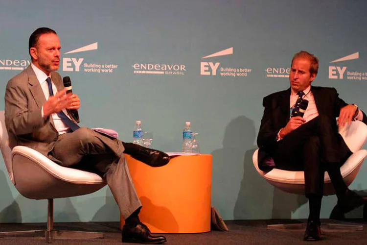 O presidente do BNDES, Luciano Coutinho, durante CEO Summit (Camila Lam/Exame.com)