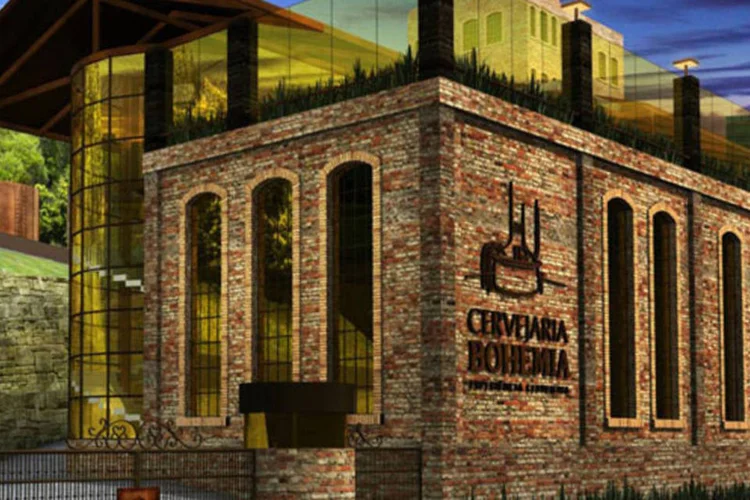 Cervejaria Bohemia: projeto da nova fachada da primeira cervejaria do Brasil (Divulgação)