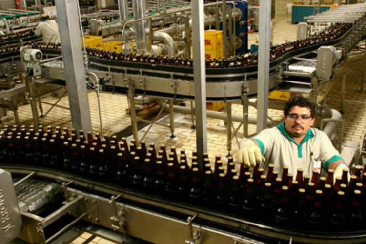 Uma das fábricas da Cervejaria Petrópolis 