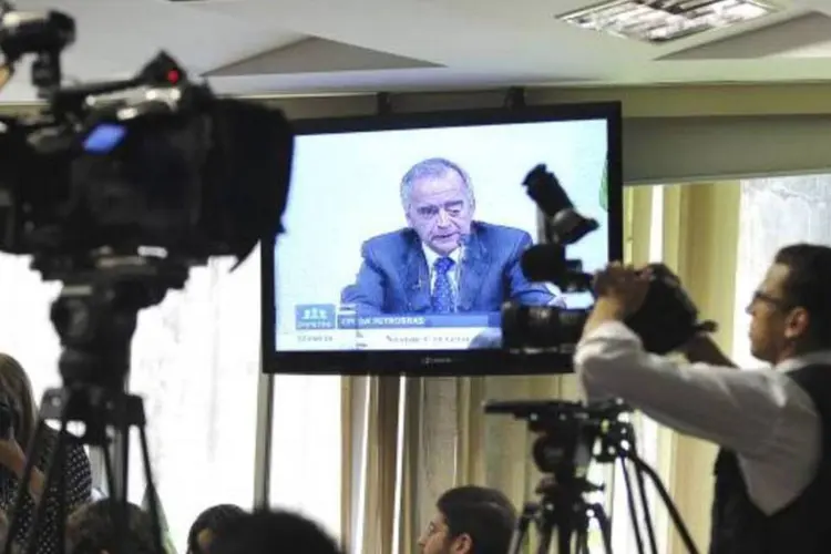 CPI da Petrobras no Senado ouve o depoimento do ex-diretor da Área Internacional da Petrobras Nestor Cerveró (Antonio Cruz/Agência Brasil)