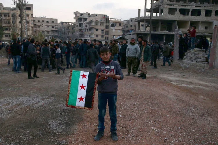
	S&iacute;ria: a guerra na S&iacute;ria j&aacute; fez mais de 270.000 mortos desde 2011
 (Bassam Khabieh / Reuters)