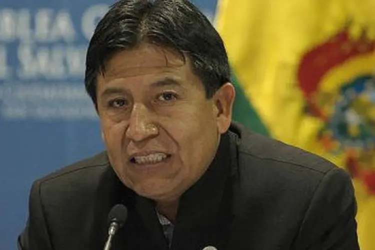 Chanceler bolivano David Choquehuanca: acusação de maus tratos a soldados de seu país (AFP)