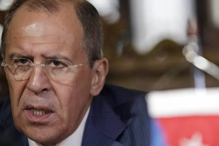 
	Sergei Lavrov, chanceler da R&uacute;ssia: &quot;rejeitamos san&ccedil;&otilde;es em quaisquer de nossas rela&ccedil;&otilde;es, especialmente aquelas patrocinadas pelos Estados Unidos e pela Uni&atilde;o Europeia&quot;, disse
 (Enrique de la Osa/Reuters)