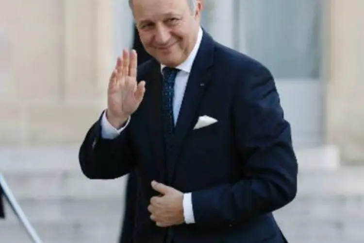O chanceler francês, Laurent Fabius: Fabius recebeu em Paris em meados de março o colega cubano, Bruno Rodríguez (Thomas Samson/AFP)
