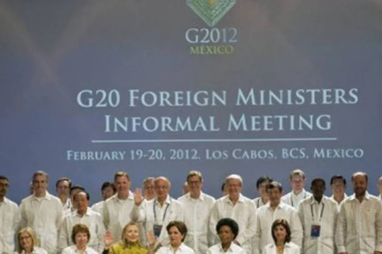 
	Chanceleres do G20 reunidos em fevereiro no M&eacute;xico
 (©AFP / fernando castillo)