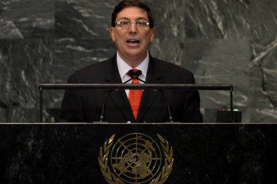 Chanceler de Cuba denuncia bloqueio dos EUA
