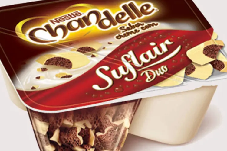 
	Outra novidade &eacute; a extens&atilde;o da linha Candelle com a vers&atilde;o Suflair Duo, que combina partes do chocolate aerado branco e ao leite com o iogurte no sabor creme
 (Divulgação)