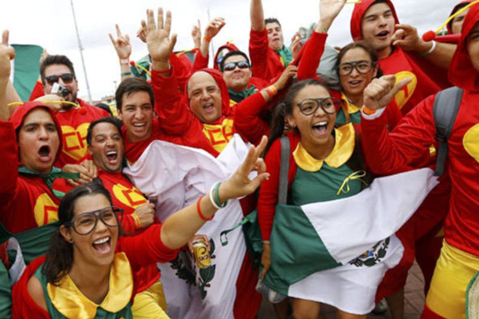 Chapolins e Chiquinhas se preparam para torcer pelo México
