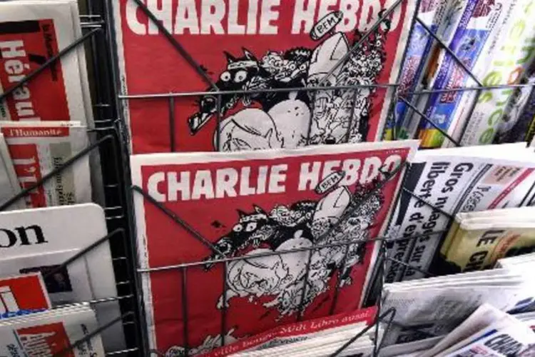 O semanário 'Charlie Hebdo' recebeu desde os atentados de janeiro 4,3 milhões de euros em doações (Pascal Guyot/AFP)