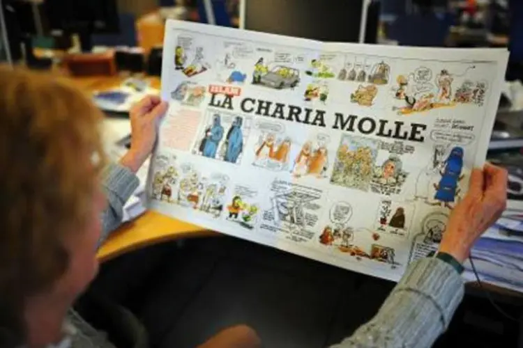 
	Charlie Hebdo: centros mu&ccedil;ulmanos na Fran&ccedil;a foram alvos de ataques depois do atentado contra a revista
 (Martin Bureau/AFP)