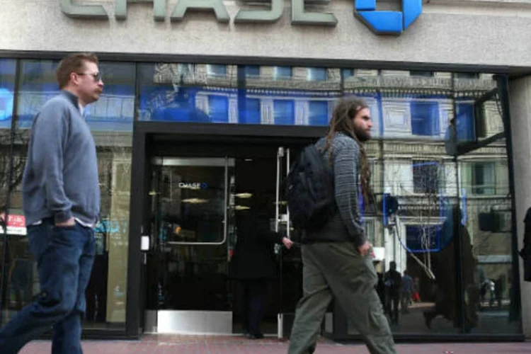Chase: o banco de varejo da companhia tem uma rede de cerca de 5.600 agências nos Estados Unidos, gerando cerca de 14 bilhões de dólares em receita (Justin Sullivan/Getty Images)