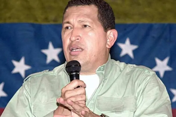 O presidente venezuelano Hugo Chávez: poderes para fazer tudo sem o Parlamento (Agência Brasil)