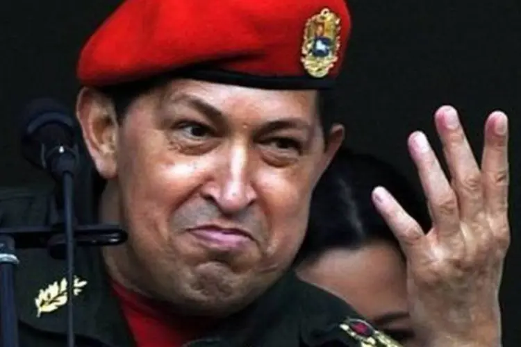 Sobre o câncer, Chávez disse que foi "repentino e grave, pois, delicado". Ele insistiu que "foi uma prova" (Juan Barreto/AFP)