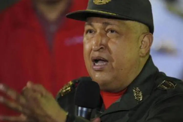 Chávez: "Creio que na Petrobras há setores ou atores que não querem o acordo. Estou convencido disso e vou tratar do assunto com a presidente, minha querida Dilma" (Leo Ramírez/AFP)