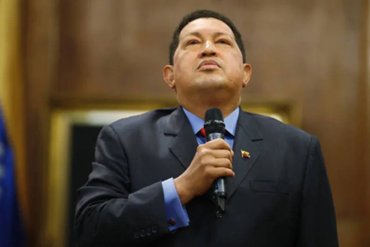
	Ch&aacute;vez: o presidente venezuelano, que estava no poder desde 1999, morreu em 5 de mar&ccedil;o em Caracas aos 58 anos, v&iacute;tima de um c&acirc;ncer&nbsp;
 (REUTERS/Jorge Silva)