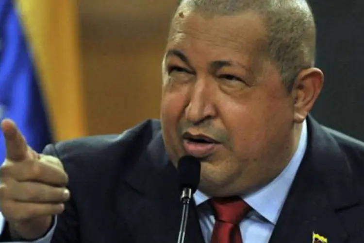 Chávez anunciou mudanças nas vice-presidências regionais do partido
 (Juan Barreto/AFP)