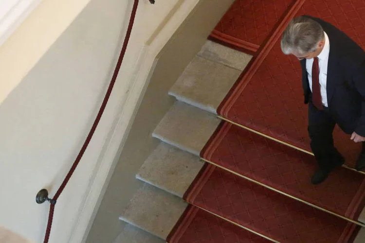 
	&Aacute;ustria: a sa&iacute;da de Faymann acontece duas semanas depois do desastre sofrido por seu partido na primeira rodada das elei&ccedil;&otilde;es presidenciais
 (Leonhard Foeger / Reuters)