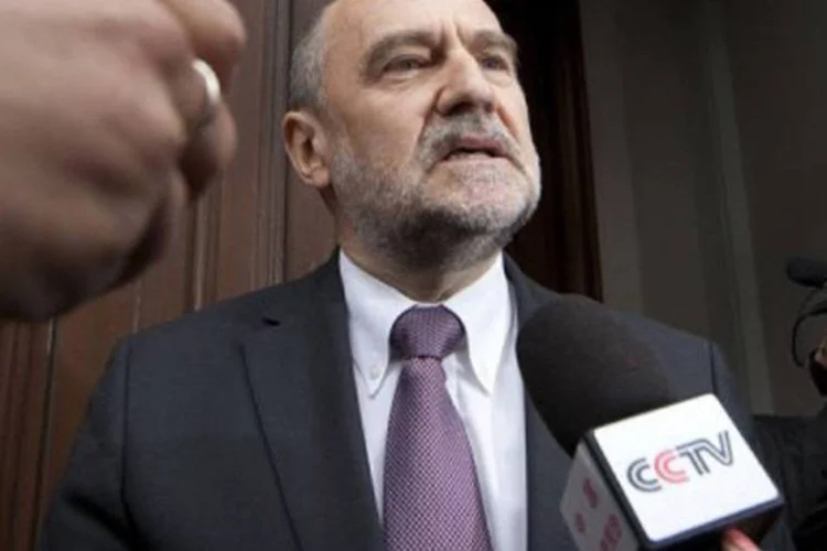 O inspetor chefe da AIEA, Herman Nackearts deixou entrever que haverá uma nova reunião, cuja data "não foi fixada ainda" (Dieter Nagl/AFP)
