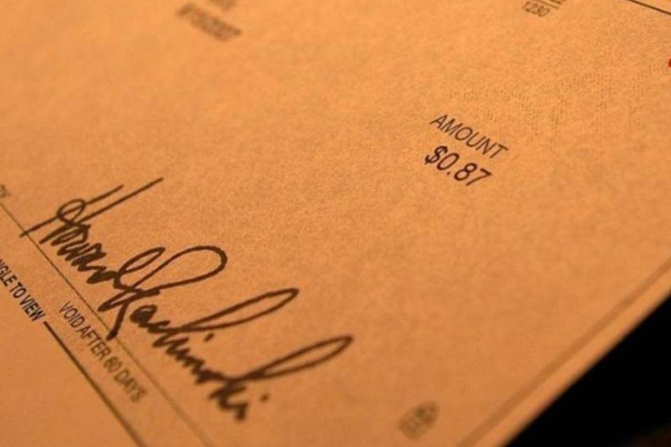 Porcentual de cheques sem fundos recua para 2,35% em janeiro