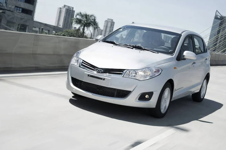
	Chery Celer: previs&atilde;o &eacute; que ao menos mil unidades sejam exportadas em 2016
 (Divulgação/Sala de imprensa Chery)