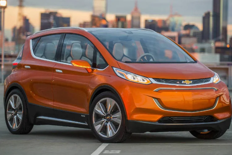 
	GM: o Bolt tem autonomia de 320 km com bateria em plena carga e custa 30 mil d&oacute;lares
 (Divulgação)