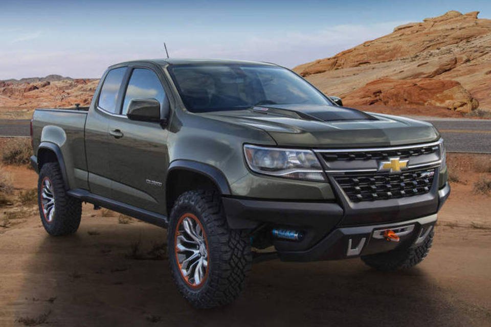 Chevrolet prepara versão esportiva da Colorado