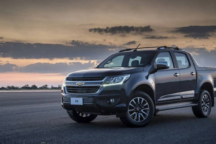 Chevrolet S10 renovada: nova dianteira foi inspirada na Colorado americana (Divulgação)